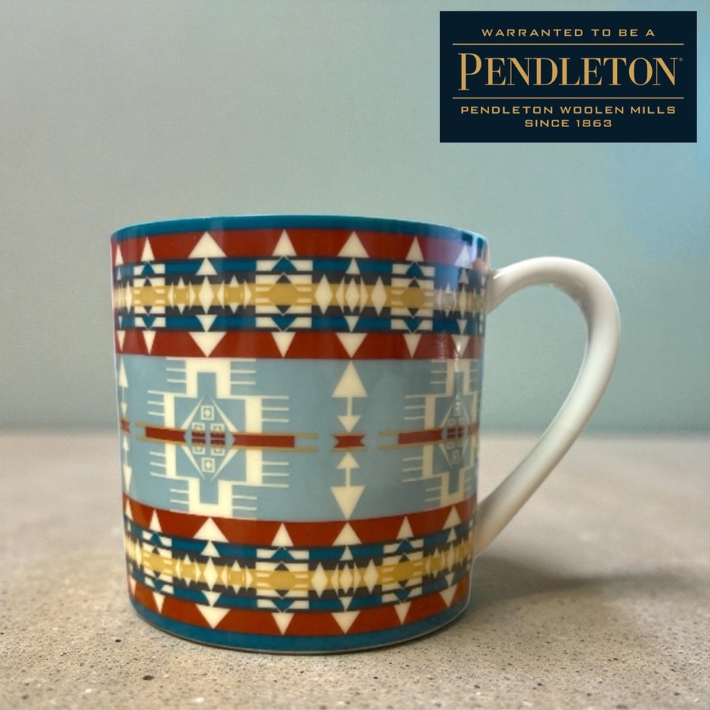 Pendleton Aztec Patterned Ceramic Mug